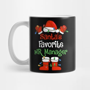 Santa's Favorite HR Manager Funny Christmas Pajamas Mug